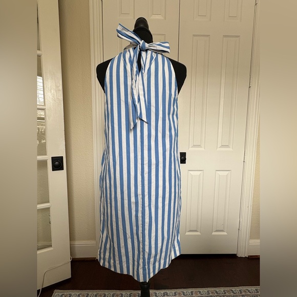 J. Crew Nautical Blue and White Dress - Picture 3 of 6